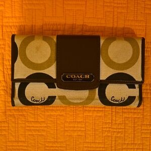Coach Signature Canvas Wallet